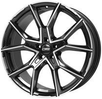 Ratlankis CMS C33 R20x8.5 5x112 ET 30 CB 66.6 (Diamond Black Gloss) (800 kg)