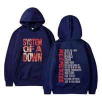 System of A Down Mezmerize Albumo Grafiniai Džemperiai Vyrams Moterims Roko Vintažiniai Džemperiai Su Gobtuvu Vyriški Mados Laisvalaikio Per dydį Džemperiai 4XL