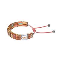 Swarovski Letra reguliuojama draugystės apyrankė Moteriška apyrankė Oranžinė rodžio padengta 5615002 Box (Random Color)