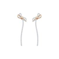 Swarovski Lifelong lankas serija Daugiaspalviai kristaliniai lankiniai auskarai Moteriški auskarai 5447083 Box (Random Color)