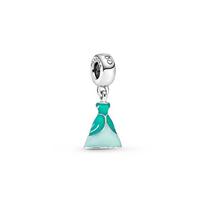 Pandora Disney Ariel Princess Dress Charm Women Accessories Multicolor 791577ENMX Box,F,Multicolor white