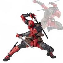 Marvel Deadpool and Wolverine Action Figure Set, Superhero Collectible Figures, Includes Interchangeable Head and Hand Parts