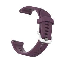 Garmin Forerunner 245/245m/645 Oficialus sportinio stiliaus silikoninis dirželis 20mm tamsiai violetine spalva