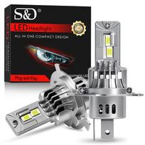 2 vnt. Canbus H4 LED priekinių žibintų lemputės Aukštos/žemos šviesos 30000LM Automobilio/motociklo žibintai 24SMD CSP lustukai Turbo LED diodas Lempa Auto Moto priekinis žibintas 12V 6500K Balta H4/9003/HB2 Hi/Lo