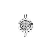 Pandora Raidė Graviruotas Sterlinginio Sidabro Žiedas Moteriškas žiedas 190912CZ Box,50