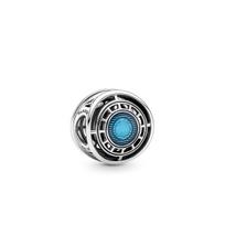 Pandora Marvel serija Geležinis žmogus Lanko reaktorius 925 sidabro pakabukas Unisex pakabukas Mėlynas 790788C01 Shopping Bag