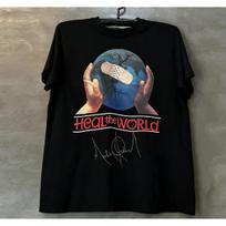 2026 Heal The World Michael Jackson Albumo Viršelis Unisex Trumpomis Rankovėmis Vyriški Moteriški Marškinėliai Vaikų Suaugusių Tėvų Ir Vaikų Marškinėliai 4XL