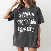 Stray Kids Marškinėliai, Stray Kids Kpop Marškinėliai, Straykids Marškinėliai, Kpop Muzikos Gerbėjų Dovanos, Straykids Gimtadienio Marškinėliai, Kpop Marškinėliai Vaikams 4XL