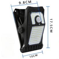 LED saulės sodo lauko šviestuvai, prisegamas šviestuvas, atsparus vandeniui, su judesio jutikliu, įkraunama kempingo lempa kraštovaizdžio sienų dekoravimui 90LED 2000mAh