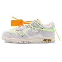 Nike X Off White Dunk Low '43 iš 50' DM1602-128 37.5 white