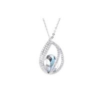 Swarovski Megan pakabukas, lydinio karoliai moterims, 1071202 White Gold