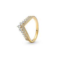Pandora Crown Shaped Wishbone Ring Women rings 167736C01 54