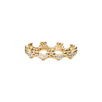 Pandora Shine Gėlių karūnos žiedas Moteriški žiedai Auksinis 167924CZ 52