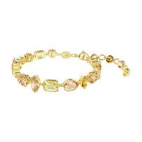 Swarovski Gema Kristalo Detalus Imituoto Kristalo Apyrankė Unisex Apyrankė Geltona 5718072 Box (Random Color)