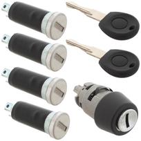 VW Transporter T4 90-03 ignition insert + 4x door lock insert 5 pcs. set