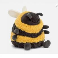 Mielas Albee Bee pavasarinis pliušinis žaislas vaikams Super minkštas, apkabinamas ir mielas drambliukas, Puiki raminanti pliušinio žaislo dovana