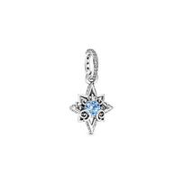 Pandora Disney Pelenės Žvaigždės Pakabukas Moteriški papuošalai Mėlyna Sidabrinė 399560C01 Blue/Silver,F