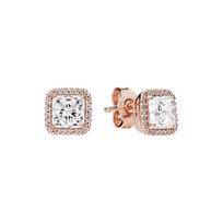 Pandora Rose Kolekcija Amžinos Elegancijos Auskarai Moteriški auskarai Rožinio aukso 280591CZ Box,Rose Gold