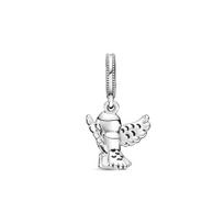 Pandora Hedwig pelėdos pakabukas Unisex papuošalų aksesuarai Sidabrinis 799123C01 Box,Silver