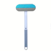 1 Multifunctional Pet Hair Removerdurable Nylon Hair Roller with Long Handle - Suitable for Cat and Dog Hair on Beds and Sofas 1pcs mėlyna