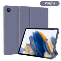 Case for Samsung Tab A9+ A8 10.5 X205 X200 S6 Lite 10.4 A7 T500 A7 lite T220 S7 S8 S9 FE S10 FE 10.9 Tablet Cover Smart Leather Tab A7 lite 8.7 inch violetinė