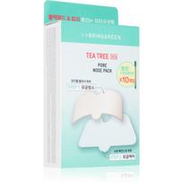 BRINGGREEN Tea Tree Cica Pore Nose Strip kaukės lapeliai probleminei odai nosiai 5 vnt.