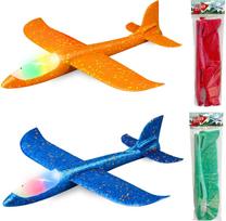Lėktuvėlis AIR FOAM, su šviesa, 46 cm, įv. rūšių
