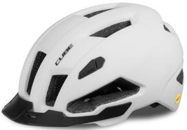 Šalmas Cube Evoy Hybrid white
