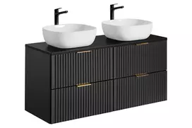 Spintelė 120 cm su pastatomais praustuvais – SET–ADB B 120 CM SMILE 40