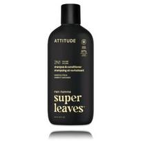 Attitude 2in1 Shampoo And Conditioner Amber&Citrus plaukų šampūnas ir kondicionierius vyrams - 415 ml.