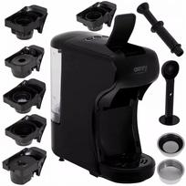 Kapsulinis kavos aparatas 11in1 Camry CR 4414bb suderinamas su Nespresso, Dolce Gusto, Tchibo Caffisimo, ESE ir malta kava