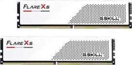 G.skill PC Memory - DDR5 64GB (2×32GB) Flare X5 AMD 6000MHz CL28 EXPO White