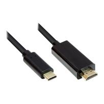 Good Connections GC-M0102 - 3 m - HDMI Typ A (Standard) - USB Typ-C - Männlich - Männlich - Gerade