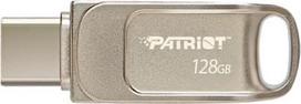 Patriot Memory Tab T560 128GB USB flash drive Dual USB 120MB/s (PS128GT560DS5D) Silver