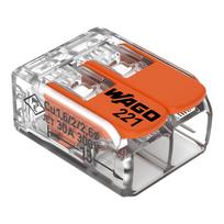 Universali laidų jungtis COMPACT 2x0.5-6mm² 450V 41A WAGO