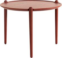 Design House Stockholm Kavos staliukas Aria apvalus, 46 cm, raudonas