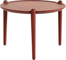 Design House Stockholm Kavos staliukas Aria apvalus 37 cm, raudonas