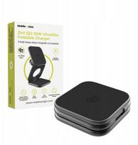 Įkroviklis Mobile Origin Mobile Origin 3in1 Qi2 25W UltraSlim sulankstomas įkroviklis PW36 suderinamas su MagSafe Matte Black | MO-USF-PW36-BLK | 8594215997276