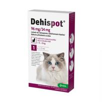 Dehispot užlašinamas tirpalas nuo kirmėlių katėms, 96mg/24mg (5-8 kg)