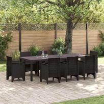 Sodo stalas Ruda 250 x 100 x 73 cm poliratanas