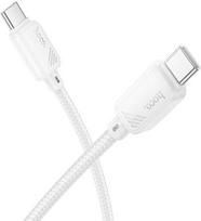 USB C į USB C laidas Hoco 3A 60W 1 m X113 baltas