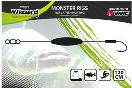 Sistema šamų žūklei Wizard Monster Upose Mono Bottom Rig
