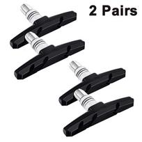 Other parts of bicycles,pcs Bike Brake Pads V-Brake 70mm No-Noise and Anti-Skid Blocks for Mountain and Road Bicycle,Black