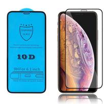 LCD apsauginis stikliukas 10D Full Glue Apple iPhone XS Max/11 Pro Max lenktas juodas