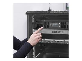 QOLTEC 52287 Uninterruptible Power Supply UPS for RACK / 3kVA / 3000W / Power factor 1.0 / LCD / EPO / USB / On line