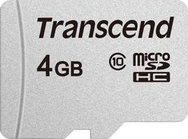 Karta Transcend 300S MicroSDHC 4GB Class 10  (TS4GUSD300S) | TS4GUSD300S | 0760557842781