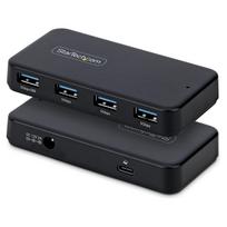 STARTECH.COM 4-Port USB-A Hub 5Gbps Eigenstromversorgung 2-in-1 USB-C & USB-A Hostkabel 1x BC 1.2 Ladeport inkl. 24W Netzadapter