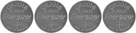 Energizer Knopfzelle E300849003 CR2016 Lithium 4 St./Pack.