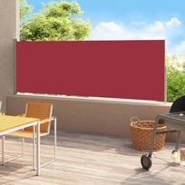 Ištraukiama šoninė kiemo pertvara vidaXL, 180x500 cm, raudona