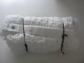 Lauko teniso tinklas PP3mm (baltas su trosu)